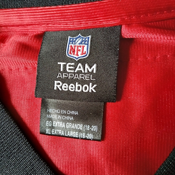 Reebok NFL Team Apparel Atlanta Falcons Matt Ryan #2 Jersey Boys Size XL (18/20) - Picture 7 of 8